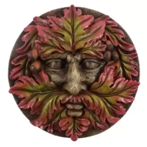 Image of The Green Man Round Face Plaque