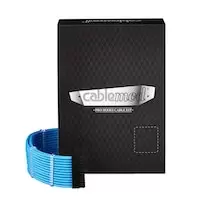 Image of CableMod RT-Series Pro ModMesh Sleeved 12VHPWR Dual Cable Kit for ASUS and Seasonic (Light Blue)