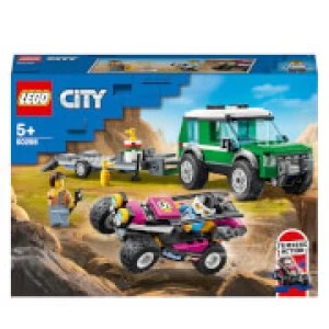 image of LEGO City Great Vehicles: Race Buggy Transporter (60288)