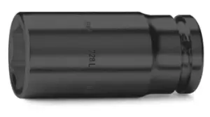 Image of Beta Tools 728L 3/4" Square Drive Long/Deep Impact Socket 19mm 007280319