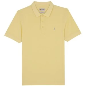 image of Farah Mens Cove 100 Polo Shirt Bleached Sun Medium