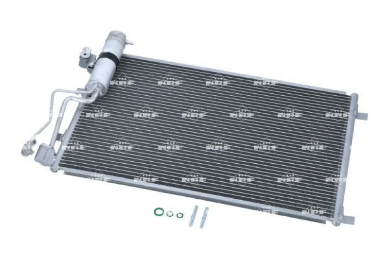Image of NRF 35974 Condenser EASY FIT with seal ring, with nitrogen filling Aluminium Condenser,air conditioning (448)