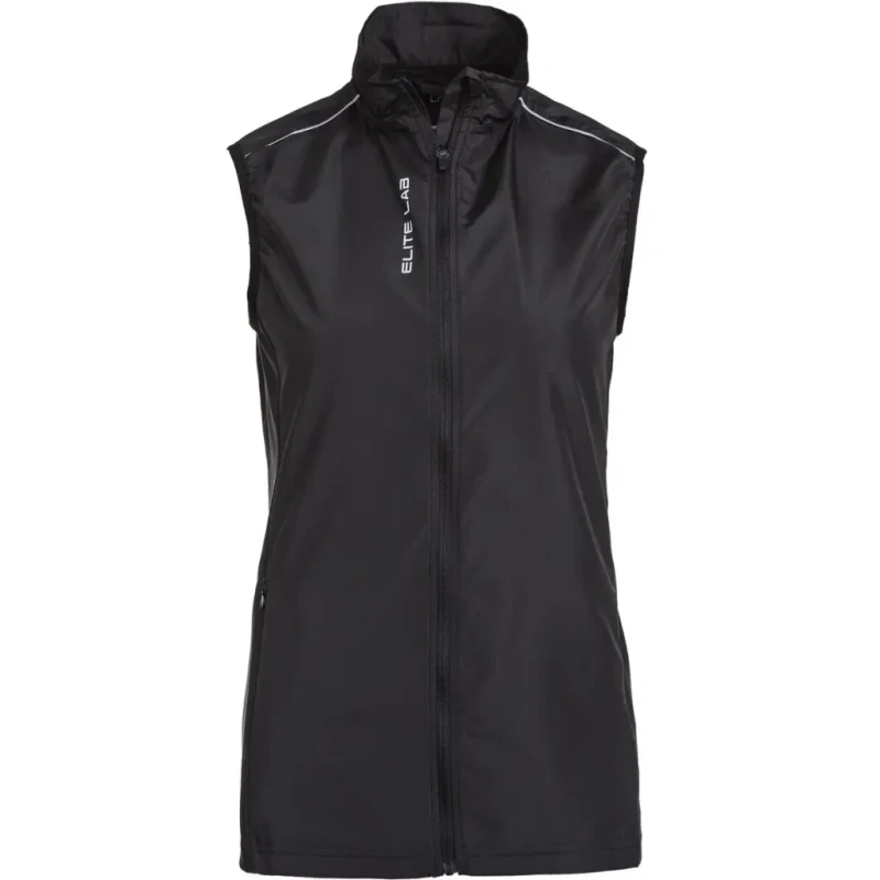 Image of Womens sleeveless waterproof jacket Elite Lab Shell X1 Noir Female 36