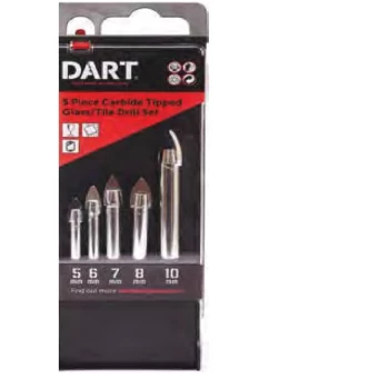 Image of TDCSET5 Tile/Glass Drill Set - 5/6/7/8/10MM