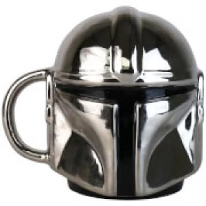 Image of Star Wars Mandalorian Electroplated Shaped Mug