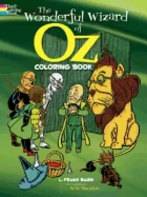 Image of wonderful wizard of oz coloring book