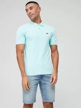 Levis House Mark Logo Polo Shirt - Light Blue, Size S, Men