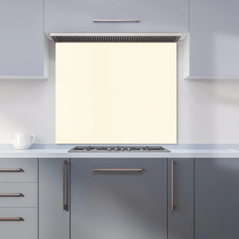 Image of Warren Reed - Designer Old Lace Kitchen Splashback in White Size: 600mm x 750mm White Unisex 600mm x 750mm