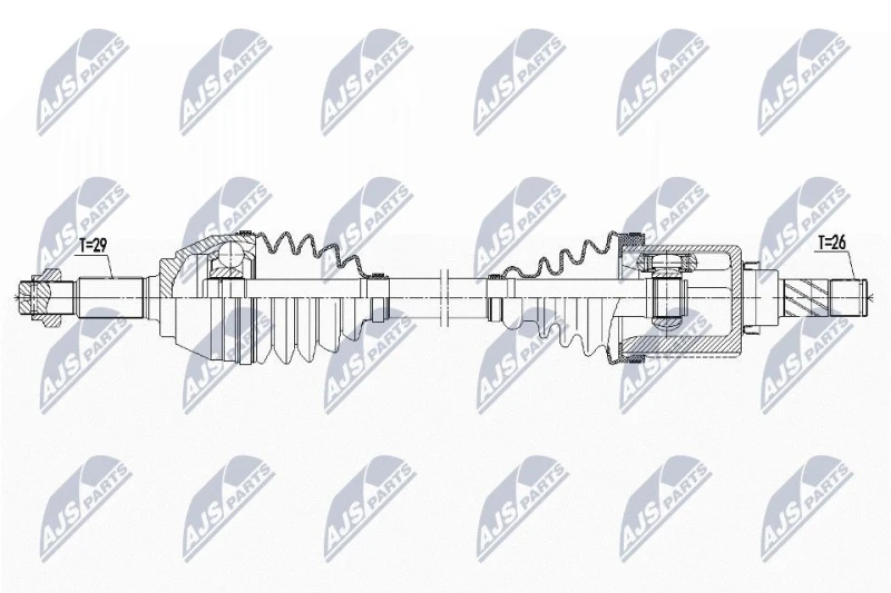 Image of NTY Drive shaft NTY NPW-NS-090