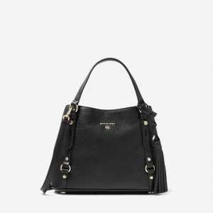 Michael Kors Womens Carrie Medium Messenger Bag - Black