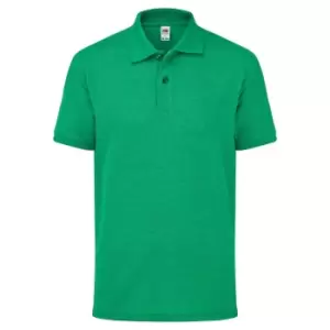 Image of Fruit Of The Loom Childrens/Kids Unisex 65/35 Pique Polo Shirt (12-13) (Heather Green)