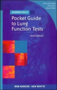 Image of Mcgraw-Hills Pocket Guide to Lung Function Tests by Bob Hancox Book