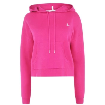 image of Jack Wills Riley Knitted Hoodie - Pink