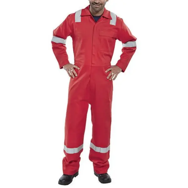 Image of Beeswift Beeswift Fire Retardant Boilersuit Nordic Design Red 36 CFRBSNDRE36