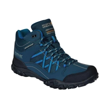 Image of Regatta Edgepoint Mid Junior Walking Boots - Blue