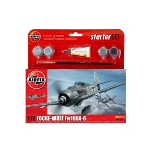 Image of Focke Wulf FW190A-8 1:72 Air Fix Small Starter Set