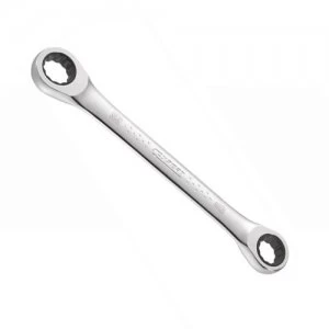 image of Expert by Facom Double Ring Ratchet Spanner Metric 8mm x 10mm