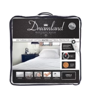 image of Dreamland 200 Thread Count Heated Mattress Protector