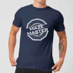 Image of Crystal Maze Maze Master Mens T-Shirt - Navy - L