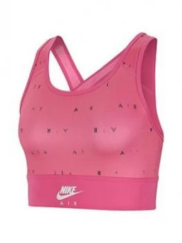 Image of Nike Medium Support Swoosh Sports Bra - Fuchsia