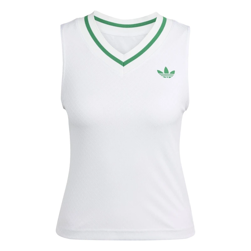 Image of adidas Wimbledon Pro Vest Womens Performance Vests 8 (XS) White 63043201310