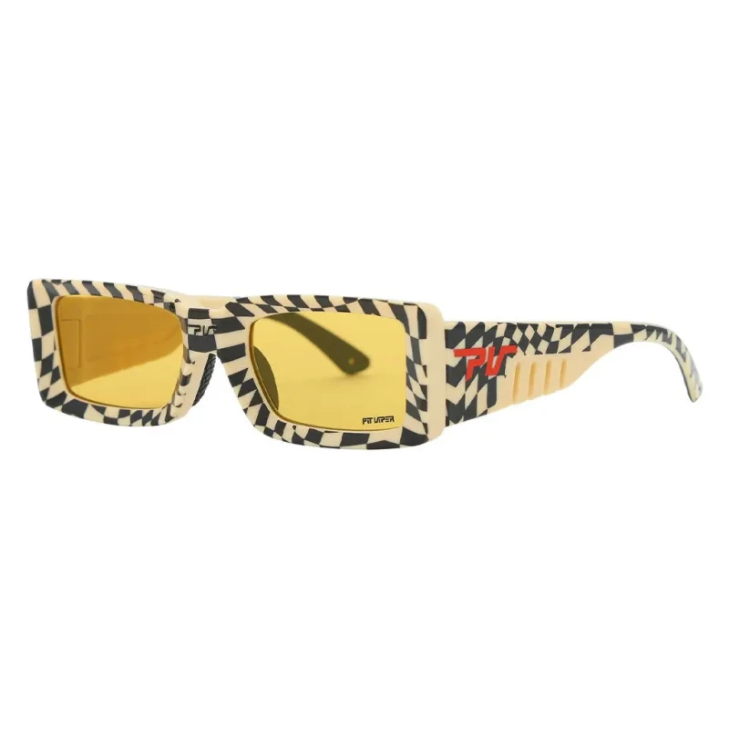 Image of Sunglasses Pit Viper The Victory Lame Low Bones Photochromic Beige Unisex TU