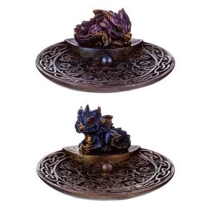 image of Elements Baby Dragon Celtic Incense Stick Burner Dish