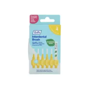 Image of TePe Interdental Brush 0.7mm Yellow 6 pcs