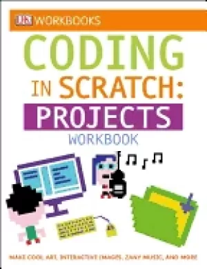 Image of dk workbooks coding in scratch projects workbook