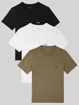 Image of BOSS Bodywear 3 Pack Classic T-Shirt, Multi Size M Men