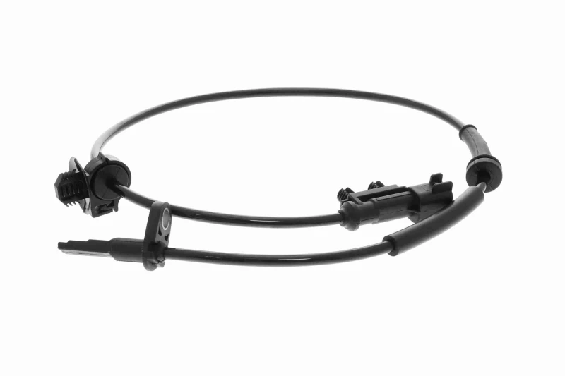 Image of VEMO V58-72-0011 ABS Sensor Green Mobility Parts Rear Axle Right, with cable Sensor,wheel speed (412)