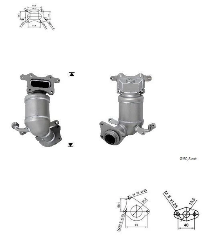 Image of Catalytic converter VEGAZ HOK-973