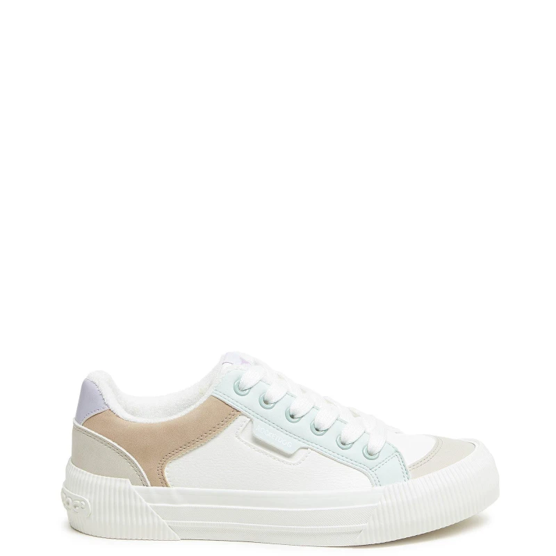 Image of Rocket Dog Womens Cheery Blocked Sporty High Step Shoes UK Size 3 (EU 36) White Combo RKD246-WHITE-3