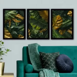 Image of 3SC52 Multicolor Decorative Framed Painting (3 Pieces)
