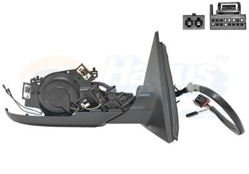 Image of VAN WEZEL Wing mirror VAN WEZEL 0307858