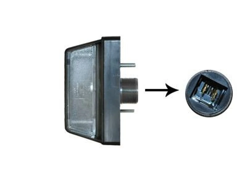 Image of VAN WEZEL Number plate light VAN WEZEL 1650939