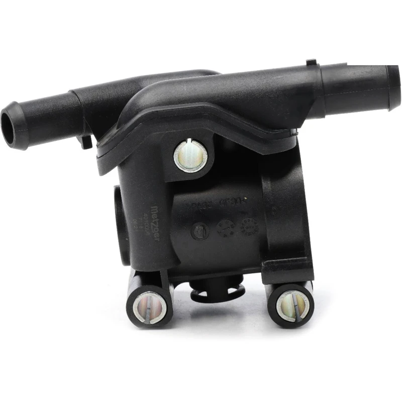 Image of METZGER 4010096 Coolant Flange with gasket/seal, without thermostat Plastic Coolant Flange (3219)