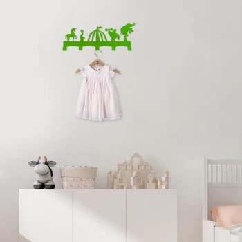 Image of Sirk - Green Green Metal Wall Hook