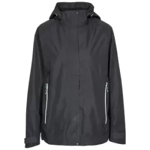 Image of Trespass Womens/Ladies Review Waterproof Jacket (XXS) (Black)