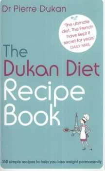 Image of The Dukan Diet Recipe Book by Dr Pierre Dukan Paperback