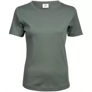 Image of Tee Jays Womens/Ladies Interlock T-Shirt (XXL) (Leaf Green)