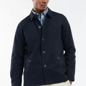 Image of Barbour Mens Dene Overshirt - Navy - S