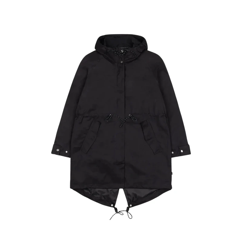 Image of Selfhood Mid-length womens parka Selfhood Noir Female L