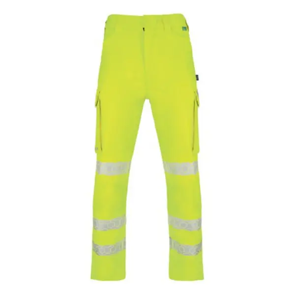 Image of Beeswift Envirowear Beeswift Envirowear High Visibility Trousers Saturn Yellow 30T EWCTRSY30T