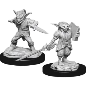 Image of D&D Nolzur's Marvelous Unpainted Miniatures (W15) Male Goblin Rogue & Female Goblin Bard