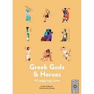 Image of 40 Inspiring Icons: Greek Gods and Heroes Meet 40 mythical immortals Hardback 2018