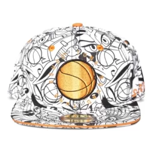 Image of WARNER BROS Space Jam: A New Legacy Tune Squad All-over Print Snapback Baseball Cap, Unisex, Multi-colour (SB531285SPC)