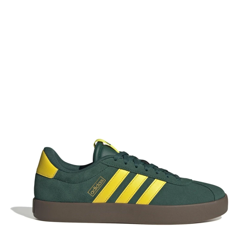 Image of adidas VL COURT 3.0 Shoes Mens ColGreen/Yellow male 8.5 (42.7)