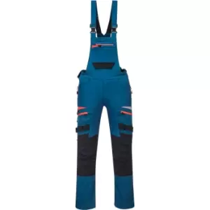 image of Portwest DX4 Work Bib and Brace Metro Blue 2XL