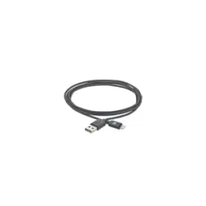 Image of Kramer Electronics C-UA/LTN/BK-3 lightning cable 0.9 m Black